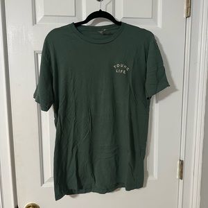 Army Green Young Life Lake Champion Short Sleeve Tshirt